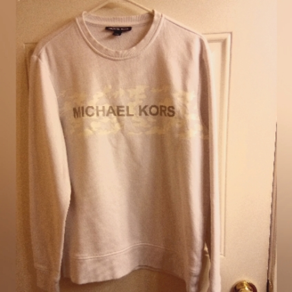 Michael Kors Men's white Sweatershirt Size Medium